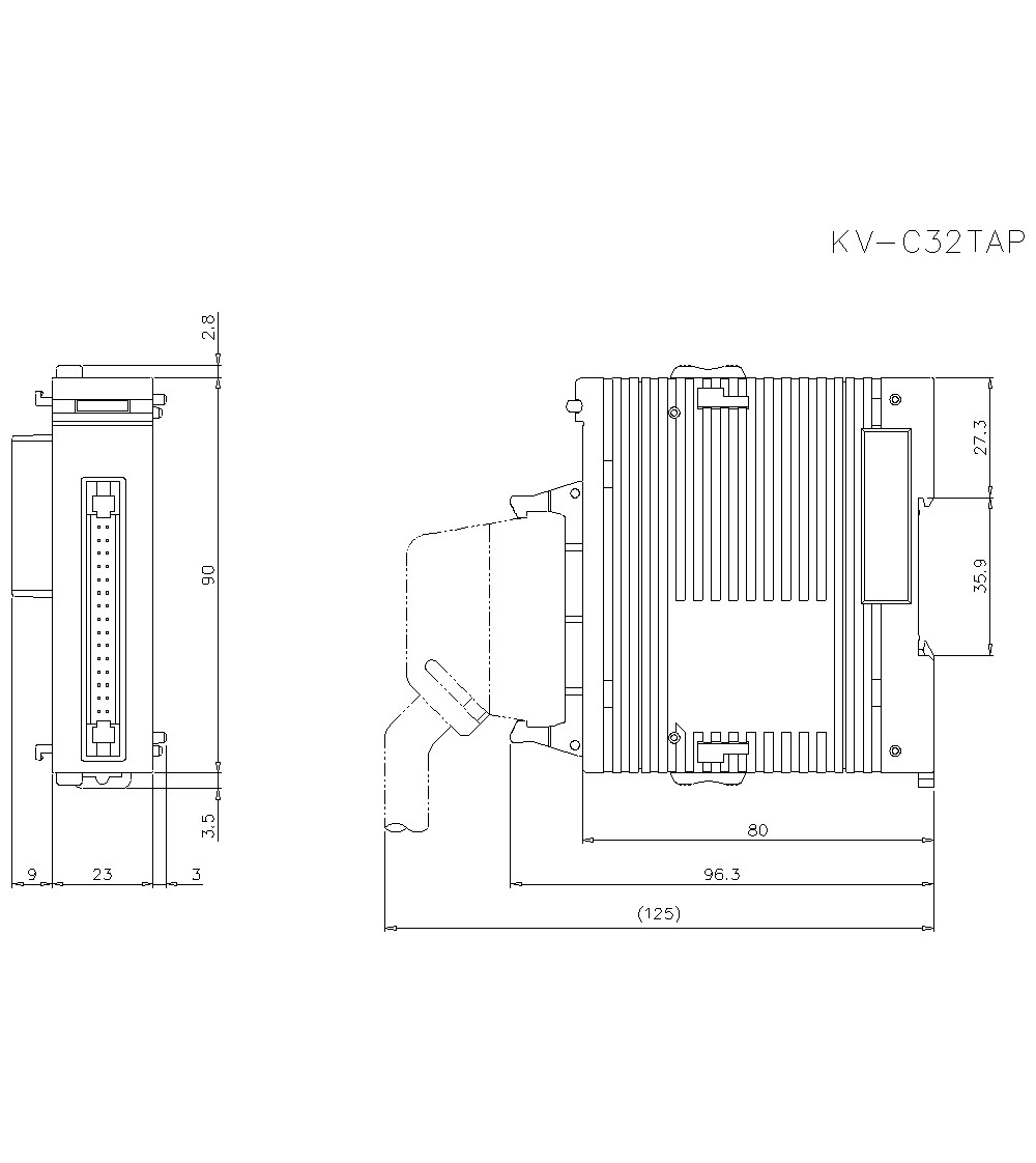 KV-C32TAP Dimension